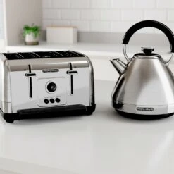 Morphy Richards Venture Brushed Stainless Steel 4 Slice Toaster -Morphy Richards Sales 2024 100130 240130 1
