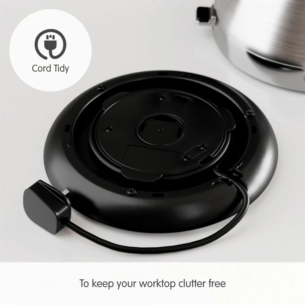 Morphy Richards Venture Brushed Stainless Steel Pyramid Kettle 6 Morphy Richards Venture Brushed Stainless Steel Pyramid Kettle - Image 4