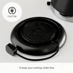 Morphy Richards Venture Black Pyramid Kettle -Morphy Richards Sales 2024 100131 Cord Tidy text