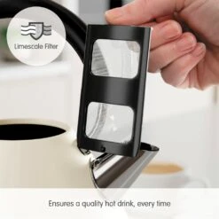 Morphy Richards Venture Cream Pyramid Kettle -Morphy Richards Sales 2024 100132 Limescale Filter text