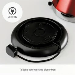 Morphy Richards Venture Red Pyramid Kettle 12 Morphy Richards Venture Red Pyramid Kettle -Morphy Richards Sales 2024 100133 Cord Tidy text