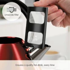 Morphy Richards Venture Red Pyramid Kettle 15 Morphy Richards Venture Red Pyramid Kettle -Morphy Richards Sales 2024 100133 Limescale Filter text