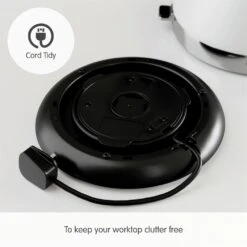 Morphy Richards Venture White Pyramid Kettle 15 Morphy Richards Venture White Pyramid Kettle -Morphy Richards Sales 2024 100134 Cord Tidy text