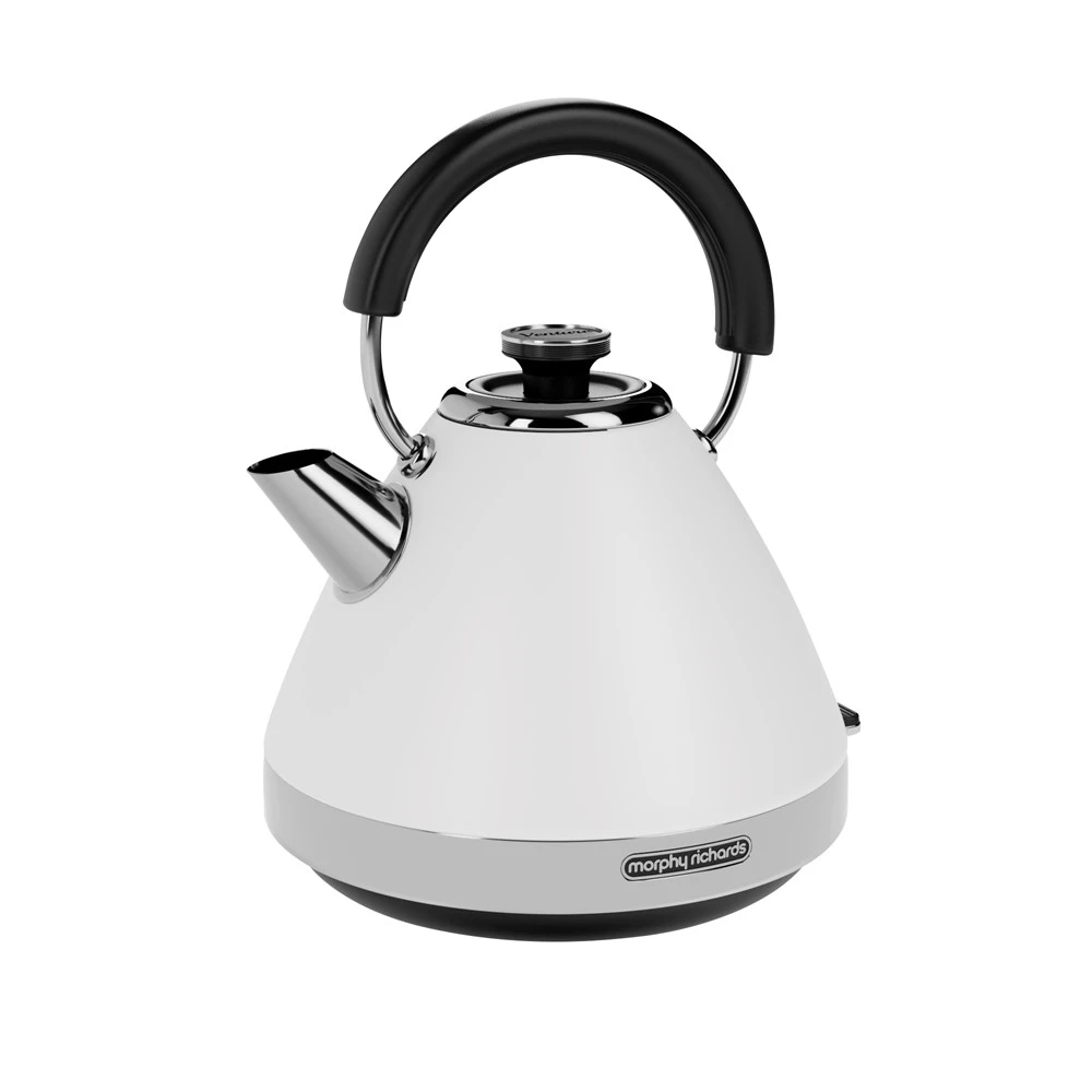 Morphy Richards Venture White Pyramid Kettle 3 Morphy Richards Venture White Pyramid Kettle