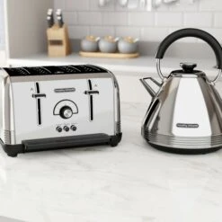 Morphy Richards Venture Retro Polished Stainless Steel 4 Slice Toaster -Morphy Richards Sales 2024 100330 240330 1