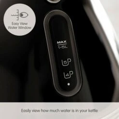 Morphy Richards Venture Retro Black Pyramid Kettle 13 Morphy Richards Venture Retro Black Pyramid Kettle -Morphy Richards Sales 2024 100331 Easy View Water Window text