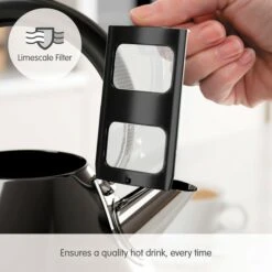 Morphy Richards Venture Retro Black Pyramid Kettle 14 Morphy Richards Venture Retro Black Pyramid Kettle -Morphy Richards Sales 2024 100331 Limescale Filter text