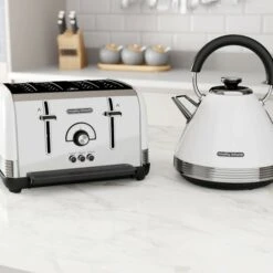 Morphy Richards Venture Retro White 4 Slice Toaster -Morphy Richards Sales 2024 100332 240332