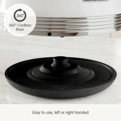 Morphy Richards Venture Retro White Pyramid Kettle 11 Morphy Richards Venture Retro White Pyramid Kettle -Morphy Richards Sales 2024 100332 360 cordless base text