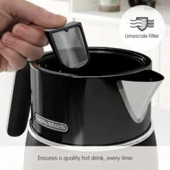 Morphy Richards Signature Opulent Black Kettle 12 Morphy Richards Signature Opulent Black Kettle -Morphy Richards Sales 2024 100744 Limescale Filter text