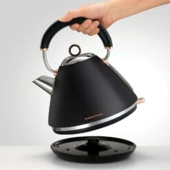 Morphy Richards Accents Rose Gold and Black Traditional Kettle -Morphy Richards Sales 2024 102104 360