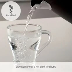 Morphy Richards Illumination Black Stainless Steel Jug Kettle -Morphy Richards Sales 2024 108020 Fast Boil text