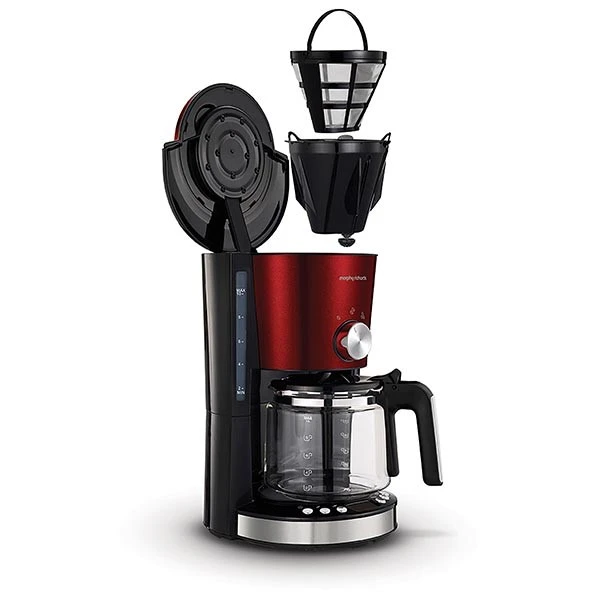 Morphy Richards Evoke Red Filter Coffee Machine 4 Morphy Richards Evoke Red Filter Coffee Machine - Image 2