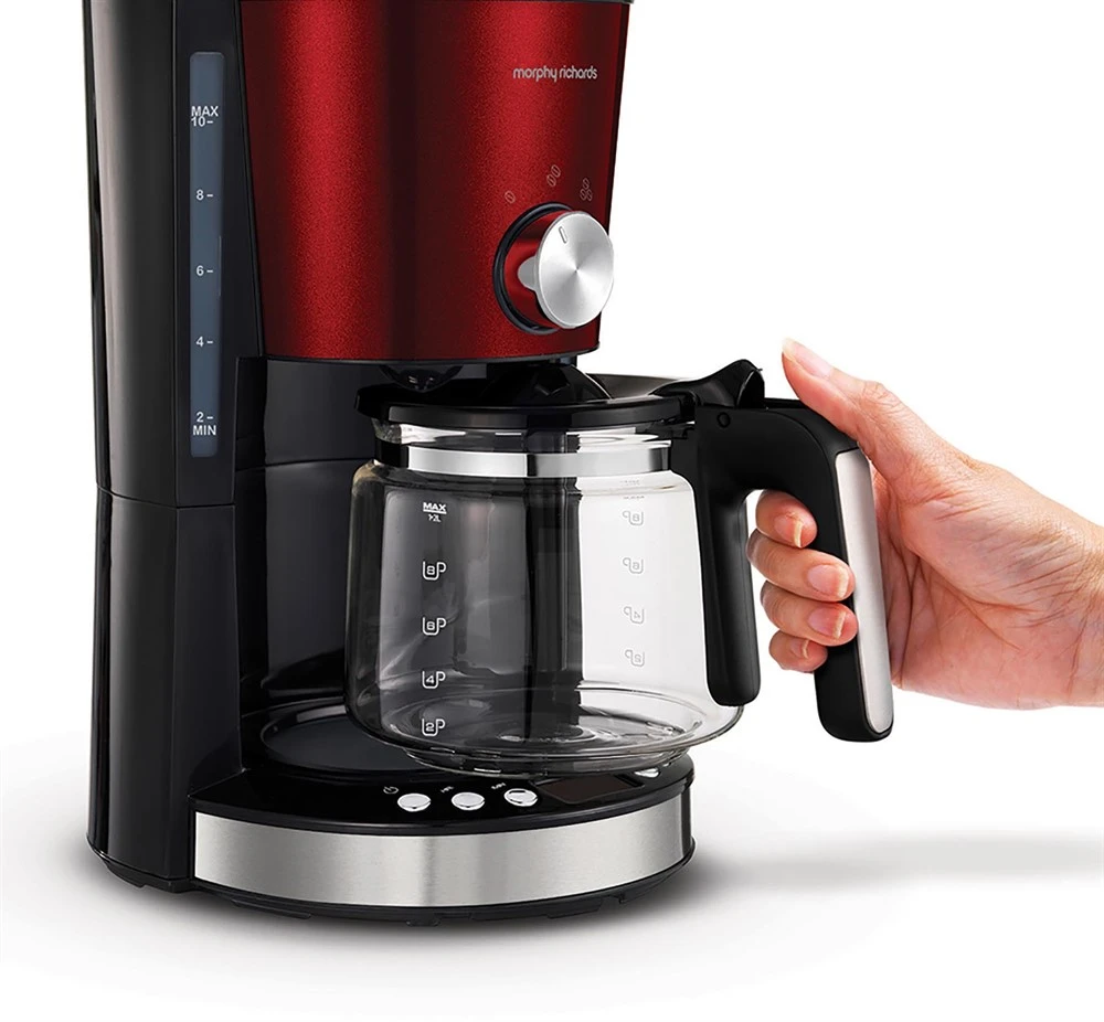 Morphy Richards Evoke Red Filter Coffee Machine 7 Morphy Richards Evoke Red Filter Coffee Machine - Image 5