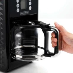 Morphy Richards Vector Black Pour Over Filter Coffee Machine -Morphy Richards Sales 2024 163002 glass jug