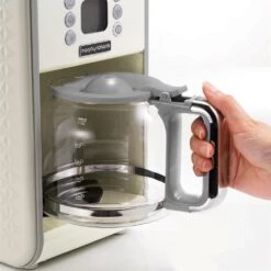 Morphy Richards Vector Cream Pour Over Filter Coffee Machine -Morphy Richards Sales 2024 163004 glass jug