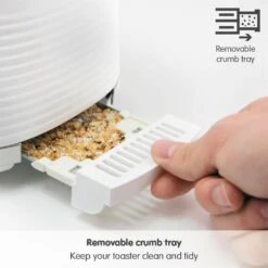 Morphy Richards Dune White 2 Slice Toaster -Morphy Richards Sales 2024 220029 crumb20tray