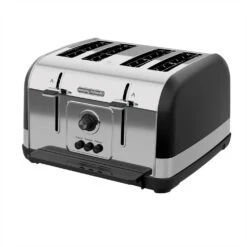 Morphy Richards Venture Black 4 Slice Toaster