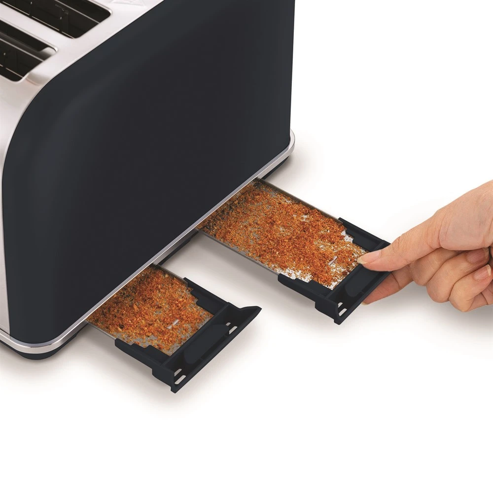 242039-crumbs.jpg Morphy Richards Rose Gold and Midnight Blue 4 Slice Toaster -Morphy Richards Sales 2024 242039 crumbs