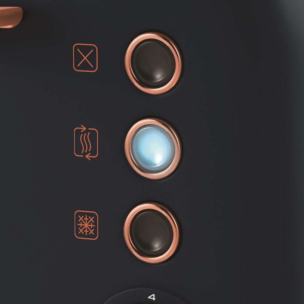 242039-illuminate.jpg Morphy Richards Rose Gold and Midnight Blue 4 Slice Toaster -Morphy Richards Sales 2024 242039 illuminate