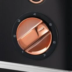 Morphy Richards Accents Rose Gold and Black 4 Slice Toaster -Morphy Richards Sales 2024 242104 control