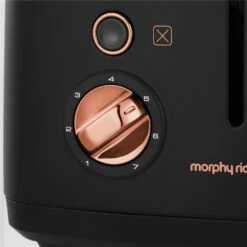 Morphy Richards Rose Gold Collection Black 4 Slice Long Slot Toaster -Morphy Richards Sales 2024 245036 control
