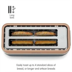 Morphy Richards Signature Opulent Copper Toaster -Morphy Richards Sales 2024 245742 Long Slots text