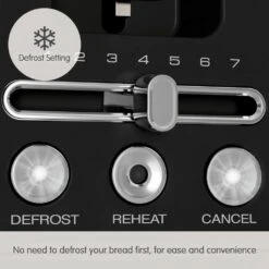 Morphy Richards Signature Opulent Black Toaster -Morphy Richards Sales 2024 245744 Defrost Setting text