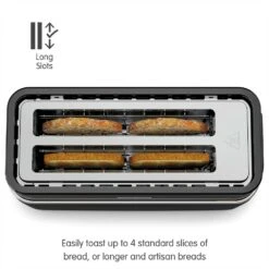 Morphy Richards Signature Opulent Black Toaster -Morphy Richards Sales 2024 245744 Long Slots text