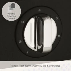 Morphy Richards Illumination Black Stainless Steel 4 Slice Toaster 15 Morphy Richards Illumination Black Stainless Steel 4 Slice Toaster -Morphy Richards Sales 2024 248020 Variable Browning Control text