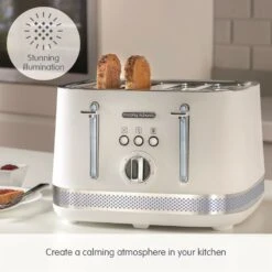 Morphy Richards Illumination White Stainless Steel 4 Slice Toaster 14 Morphy Richards Illumination White Stainless Steel 4 Slice Toaster -Morphy Richards Sales 2024 248021 Stunning Illumination text