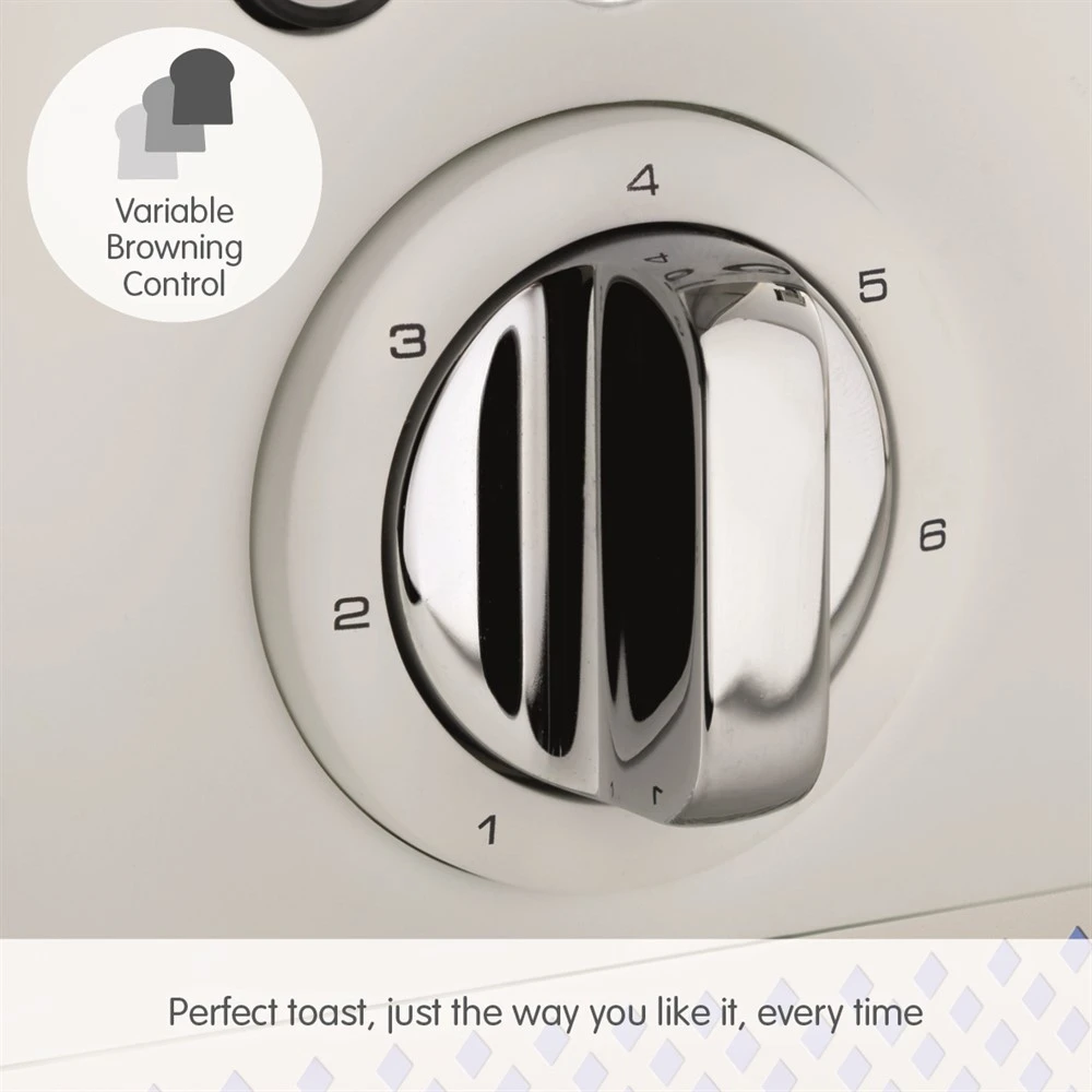 Morphy Richards Illumination White Stainless Steel 4 Slice Toaster 8 Morphy Richards Illumination White Stainless Steel 4 Slice Toaster - Image 6