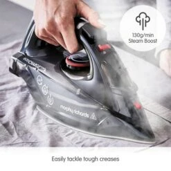 Morphy Richards easyCHARGE Power + Cordless Iron -Morphy Richards Sales 2024 303251 130g Steam Boost text