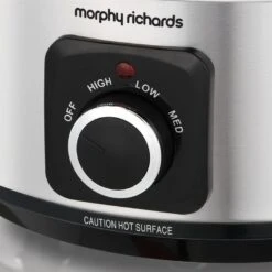 Morphy Richards Sear, Stew and Stir 3.5L Silver Slow Cooker -Morphy Richards Sales 2024 460009 controls