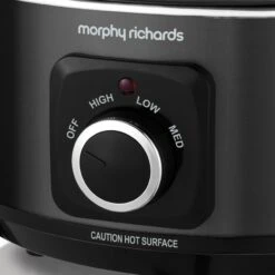 Morphy Richards Black Sear and Stew Slow Cooker 3.5L -Morphy Richards Sales 2024 460012 settings