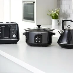 Morphy Richards Black Sear and Stew Slow Cooker 3.5L -Morphy Richards Sales 2024 46001220Morphy203.5L20Black20Evoke20Slow20Cooker Black20Range20Shot