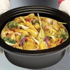 Morphy Richards Brushed Stainless Steel 3.5L Slow Cooker -Morphy Richards Sales 2024 460017 pot