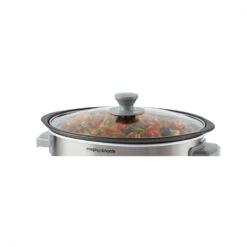 Morphy Richards Brushed Stainless Steel 3.5L Aluminium Slow Cooker -Morphy Richards Sales 2024 460018 lid