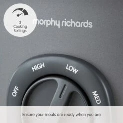 Morphy Richards Sear and Stew 6.5L Oval Slow Cooker Titanium 4 Morphy Richards Sear and Stew 6.5L Oval Slow Cooker Titanium -Morphy Richards Sales 2024 461022 3 Cooking Settings text