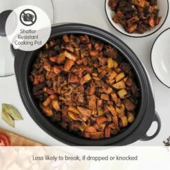Morphy Richards Sear and Stew 6.5L Oval Slow Cooker Titanium 6 Morphy Richards Sear and Stew 6.5L Oval Slow Cooker Titanium -Morphy Richards Sales 2024 461022 Shatter Resistant text