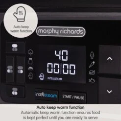 Morphy Richards Intellisteam Food Steamer -Morphy Richards Sales 2024 470006 keep warm