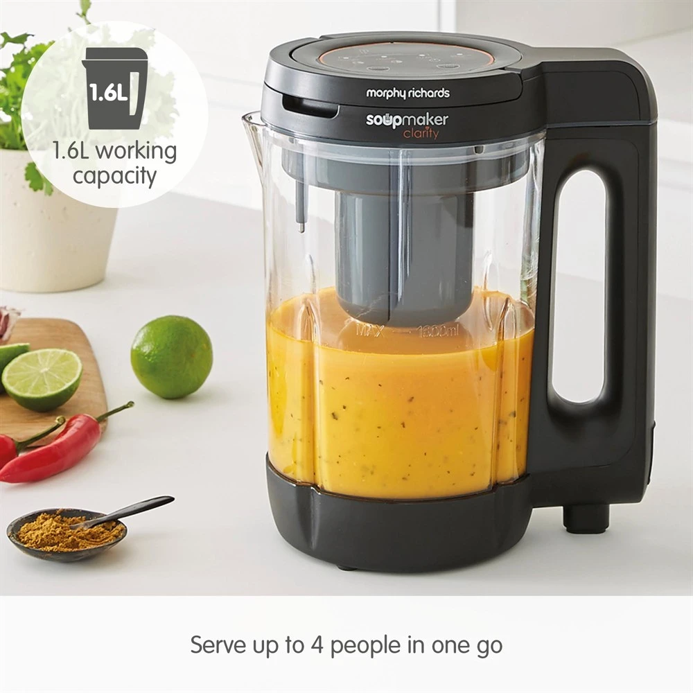 501050-1.6L_working_capacity-text.jpg Morphy Richards Clarity Soup Maker -Morphy Richards Sales 2024 501050 1.6L working capacity