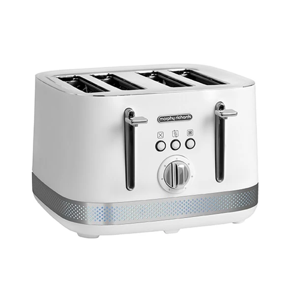 Morphy Richards Illumination White Stainless Steel 4 Slice Toaster 3 Morphy Richards Illumination White Stainless Steel 4 Slice Toaster