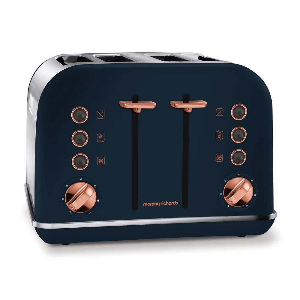 HR242039.jpg Morphy Richards Rose Gold and Midnight Blue 4 Slice Toaster -Morphy Richards Sales 2024 HR242039