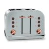 Morphy Richards Rose Gold and Ocean Grey 4 Slice Toaster -Morphy Richards Sales 2024 HR242040