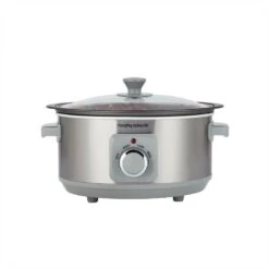 Morphy Richards Brushed Stainless Steel 3.5L Aluminium Slow Cooker