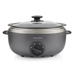 Morphy Richards Sear and Stew 6.5L Oval Slow Cooker Titanium