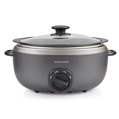 HR461022.jpg Morphy Richards Sear and Stew 6.5L Oval Slow Cooker Titanium -Morphy Richards Sales 2024 HR461022